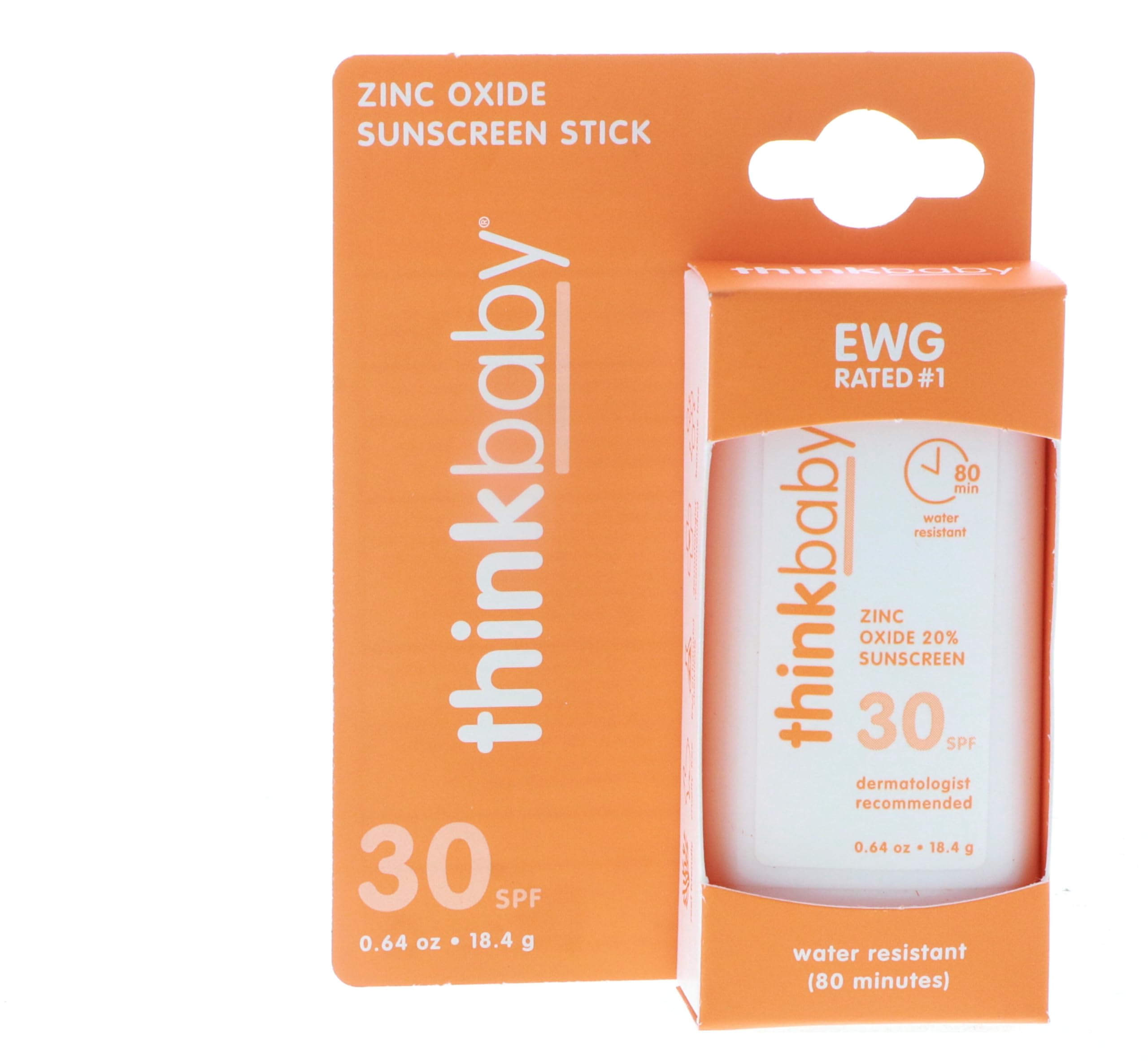 Thinksport Sunscreen - Face & Body - Spf 30 - .64 oz