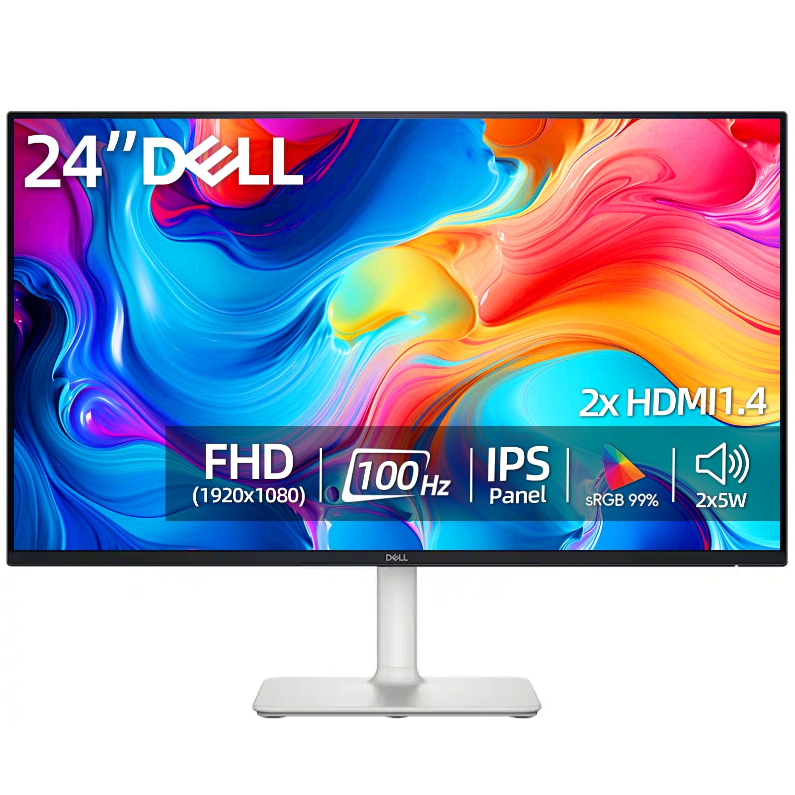 DELL 24インチモニター Amazon.com: Dell 24 inch Monitor, FHD 1080p, 100Hz, IPS Panel, LED