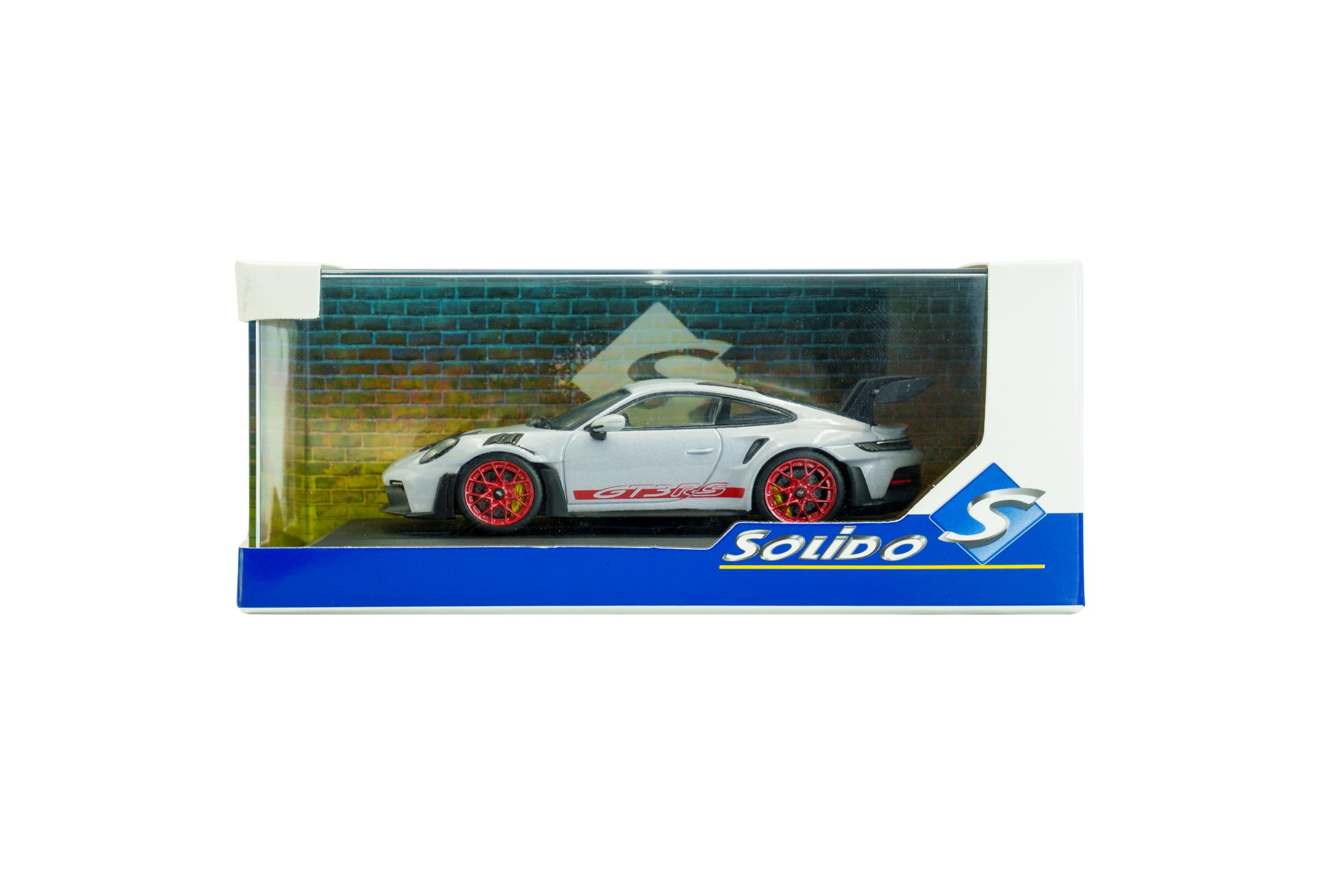 1:43 Porsche 911 (992) GT3 RS Ice Grey Metallic W/PYRO Red 2023