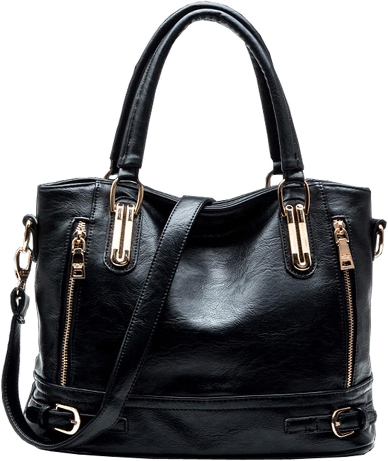 Top Handle Leather Handbags for Women Ladies Tote Crossbody Shoulder Bags Hobo Multi Pockets Designer Clutch Purse for Girls