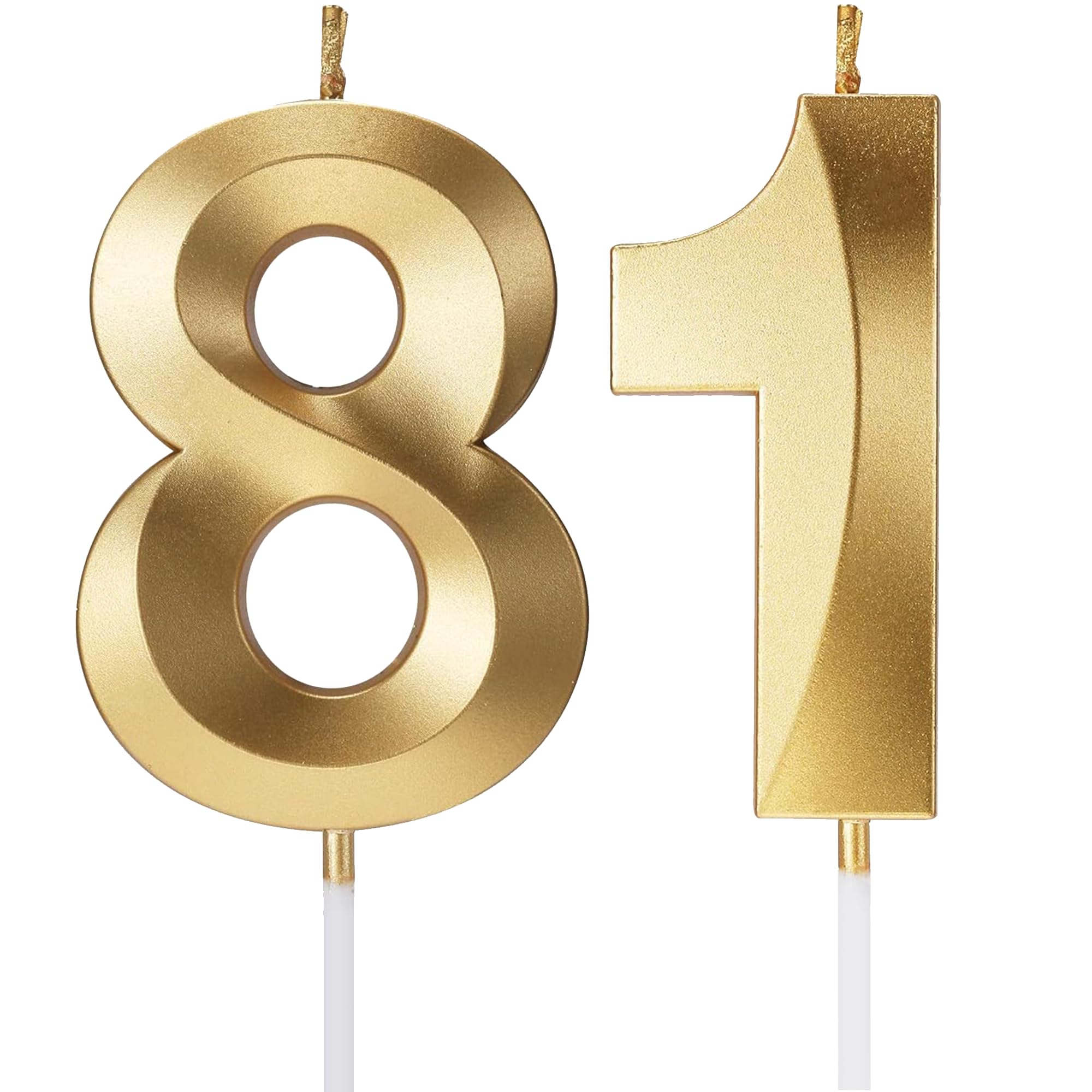 Birthday Candles Number Candles Age Year for Cakes Happy Birthday 3D Designed Wedding Anniversary Party Cake Topper Decorations