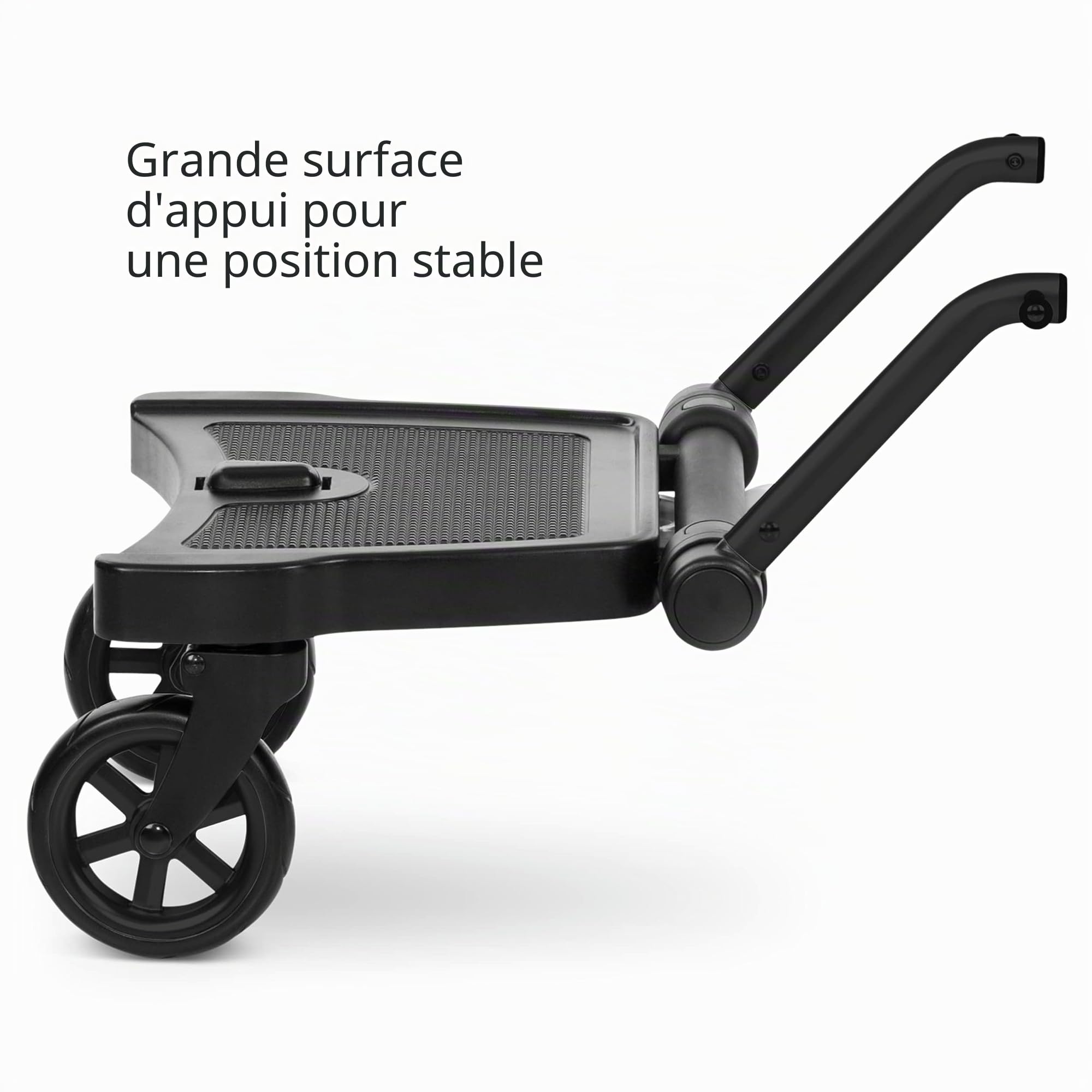 Planche Kiddie Ride On 2 ABC Design – pour Poussettes – Jusqu’à 20kg – Couleur : black