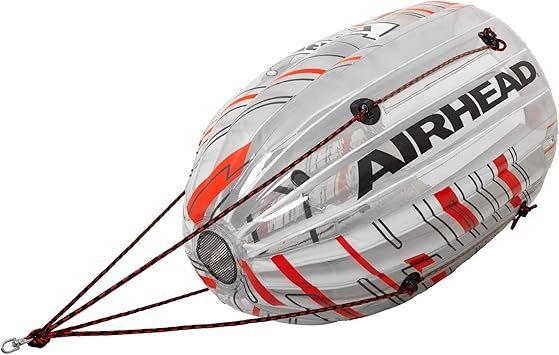 Airhead Gyro, 1 Rider Spinning Towable Tube for Boating with Tumbling Action