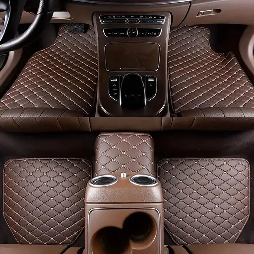 ZQRHHWINY For Suzuki Swift S-Presso Swace Splash Car Mats Luxury Diamond Stitched Leather Car Floor Mats Heavy Duty Waterproof Full Car Carpets Set all weather car mats,A