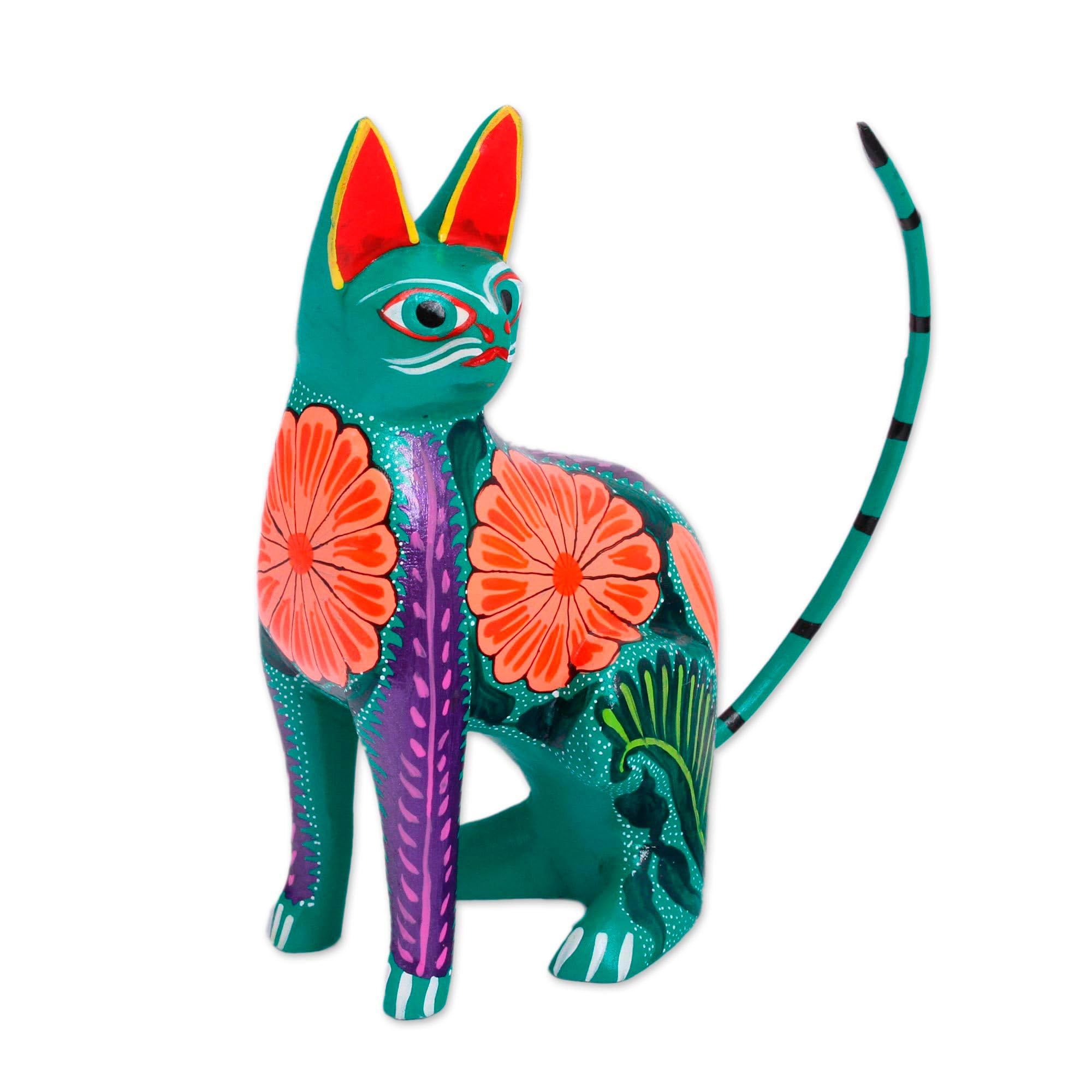 Amazon.co.jp: NOVICA 職人 手作り 木製 アレブリエ 置物 メキシコ産