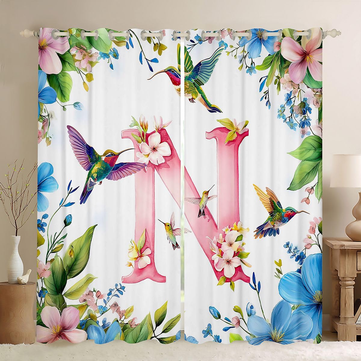 Rideau occultant colibri 140x175 cm bloquant la lumière pour un sommeil serein