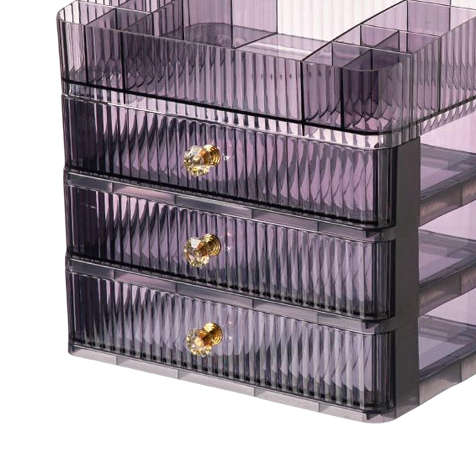LOOM TREE® Makeup Cosmetic Organizer Cosmetic Display Lipstick Organizer for Desktop 4 Tier Violet | Household Supplies & Cleaning | Home Organization | Storage Boxes 1