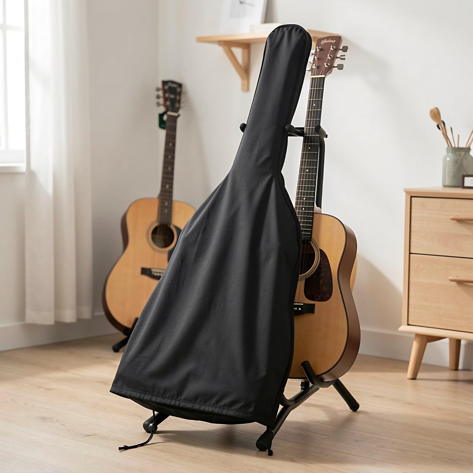 2 Fundas Antipolvo para Guitarra acústica, de poliéster