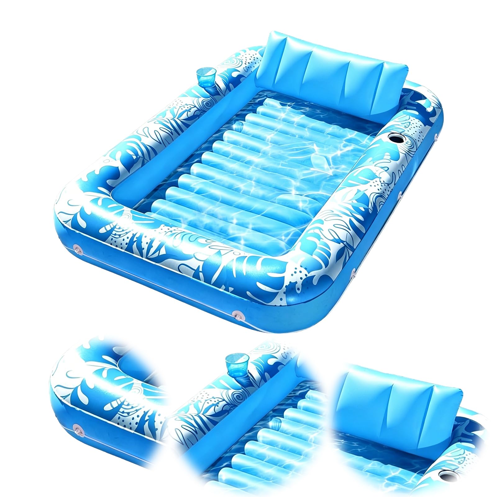 PVC Acqua Tempo Libero Gonfiabile Gonfiabile Lettino Galleggiante Convenienza Gonfiabile Piscina Abbronzatura Piscina Gonfiabile