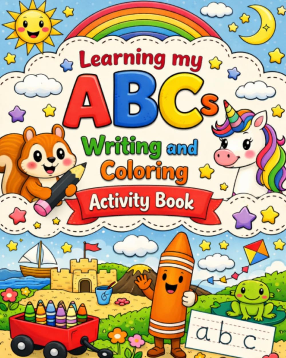 Learning My ABC's Writing and Coloring, Activity Book