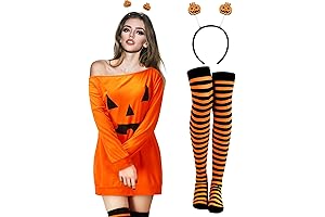 Womens St Patrick Day Costume 3 Pcs Set Off Shoulder Shirt Striped...