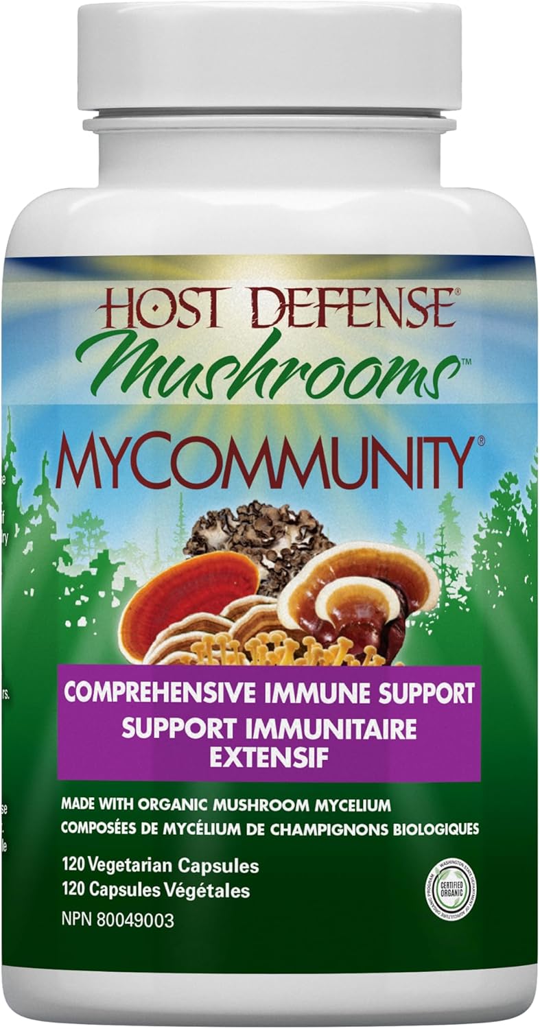 Host Defense Mushroom Complex Supplements with 17 Mushroom