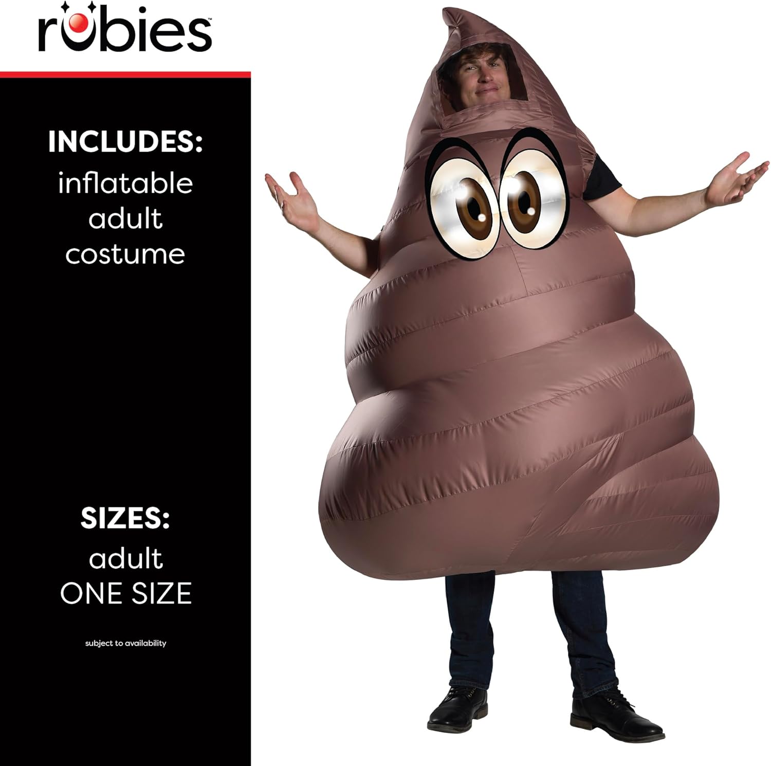 Rubies Poop Inflatable Costume for Adults, Unisex One Size - Image 3