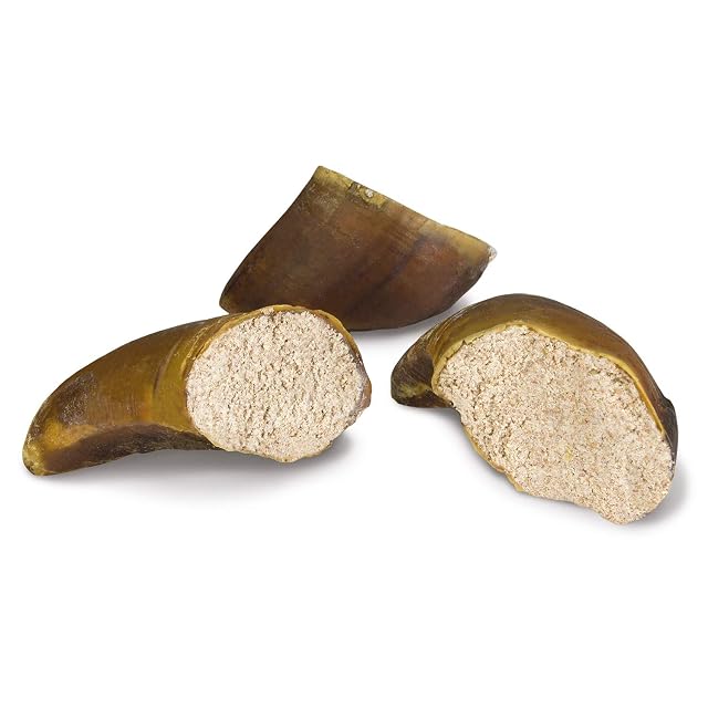 Foto 3 de 7 de ARQUIVET Expositor 20 unidades Pezuña de ternera rellena de pollo - Snacks naturales para perros
