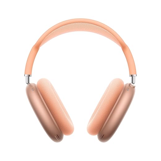 Apple AirPods Max Wireless Over-Ear Headphones, Pro-Level Active Noise Cancellation, Transparency Mode, Personalized Spatial Audio, USB-C Charging, Bluetooth Headphones for iPhone - Orange
