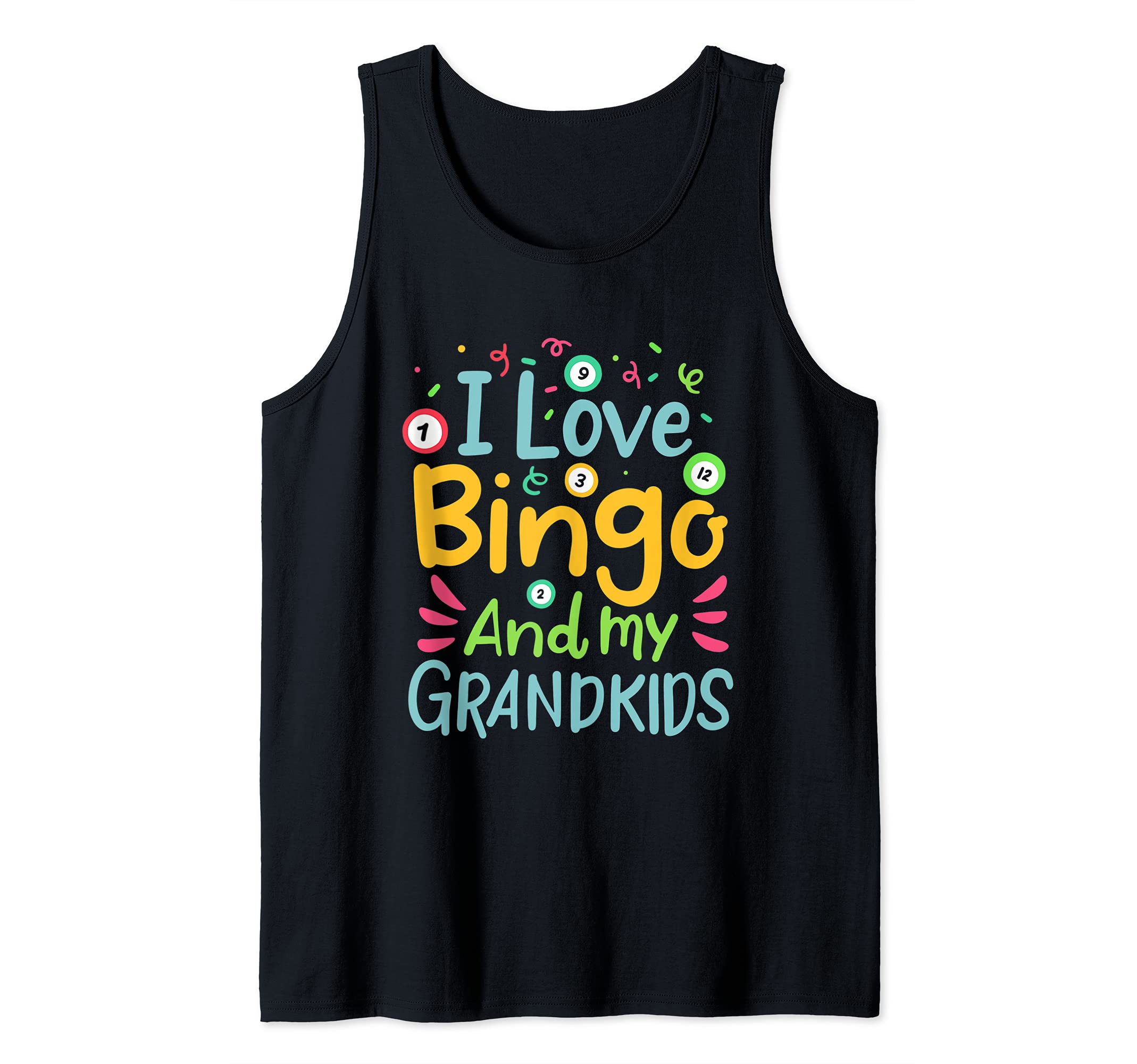 bingo grandma or grandpa gift Bingo and my grandkids Tank Top