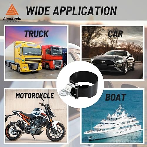 Miniatura 7 de Llave de filtro de aceite para 4-2132" a 5-532" (4.646 in a 5.118 in), herramienta universal de extracción de filtro de aceite resistente, para