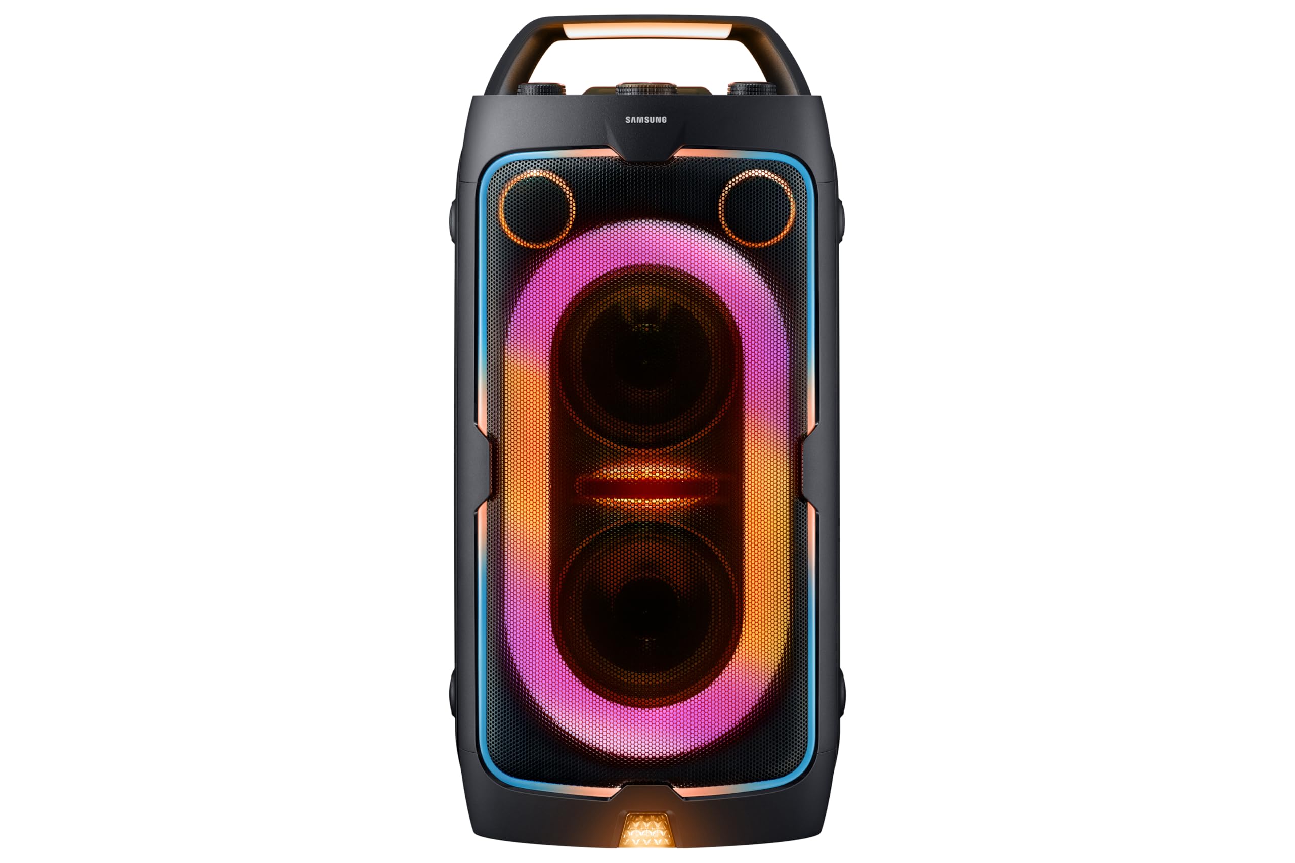 Samsung with in-Built Battery | 12 Hours of Playtime | Party Lights + | Splashproof IPX4 | Waveguide | Jam Session | USB Input | 3.5mm Jack | 160 W Bluetooth Party Sound Tower (MX-ST40F/XL, Black)-image-42