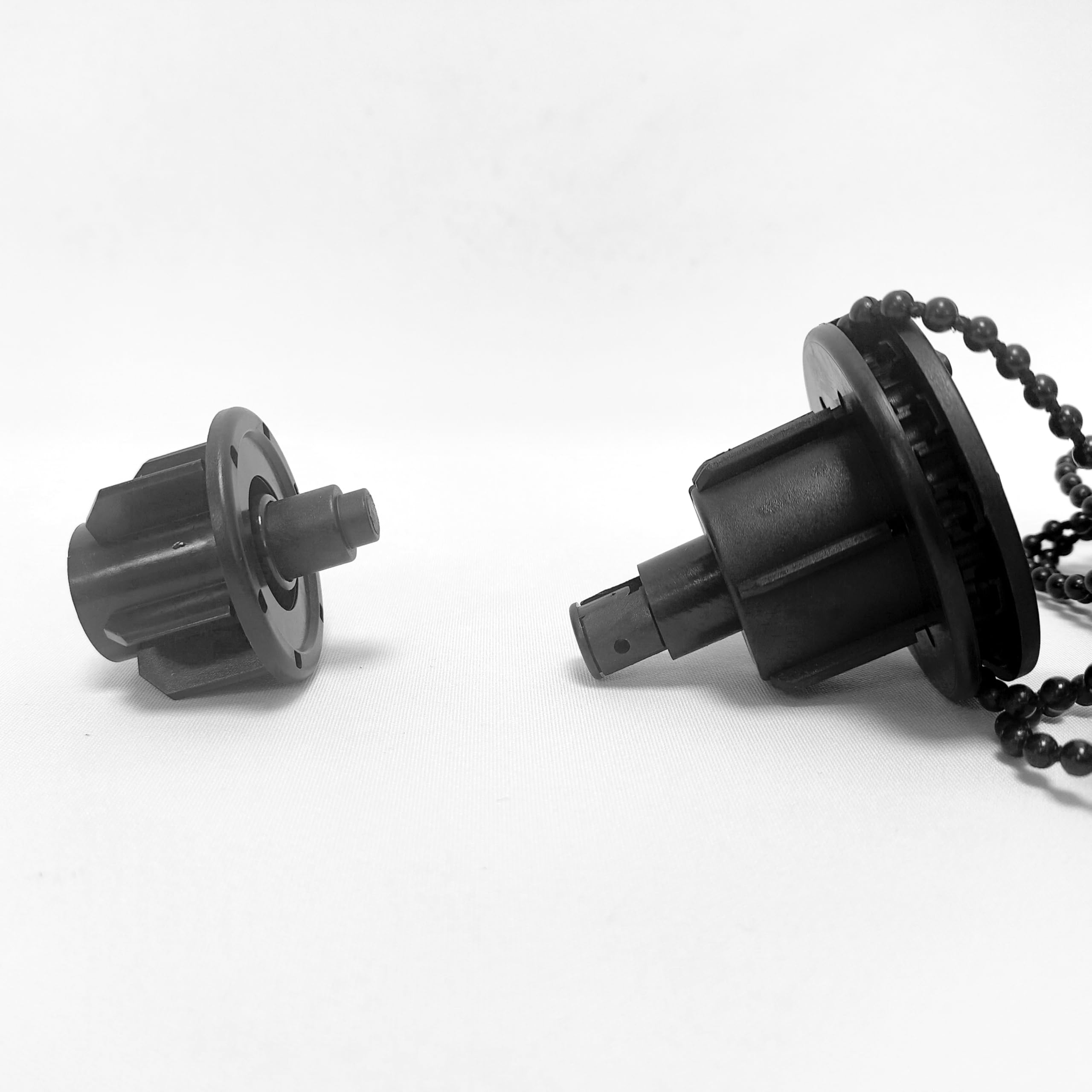 Blindecor | Kit meccanismo per tende avvolgibili | Compatibile con tubi da 38 mm - Nero | Scatola meccanismi di sostituzione completa