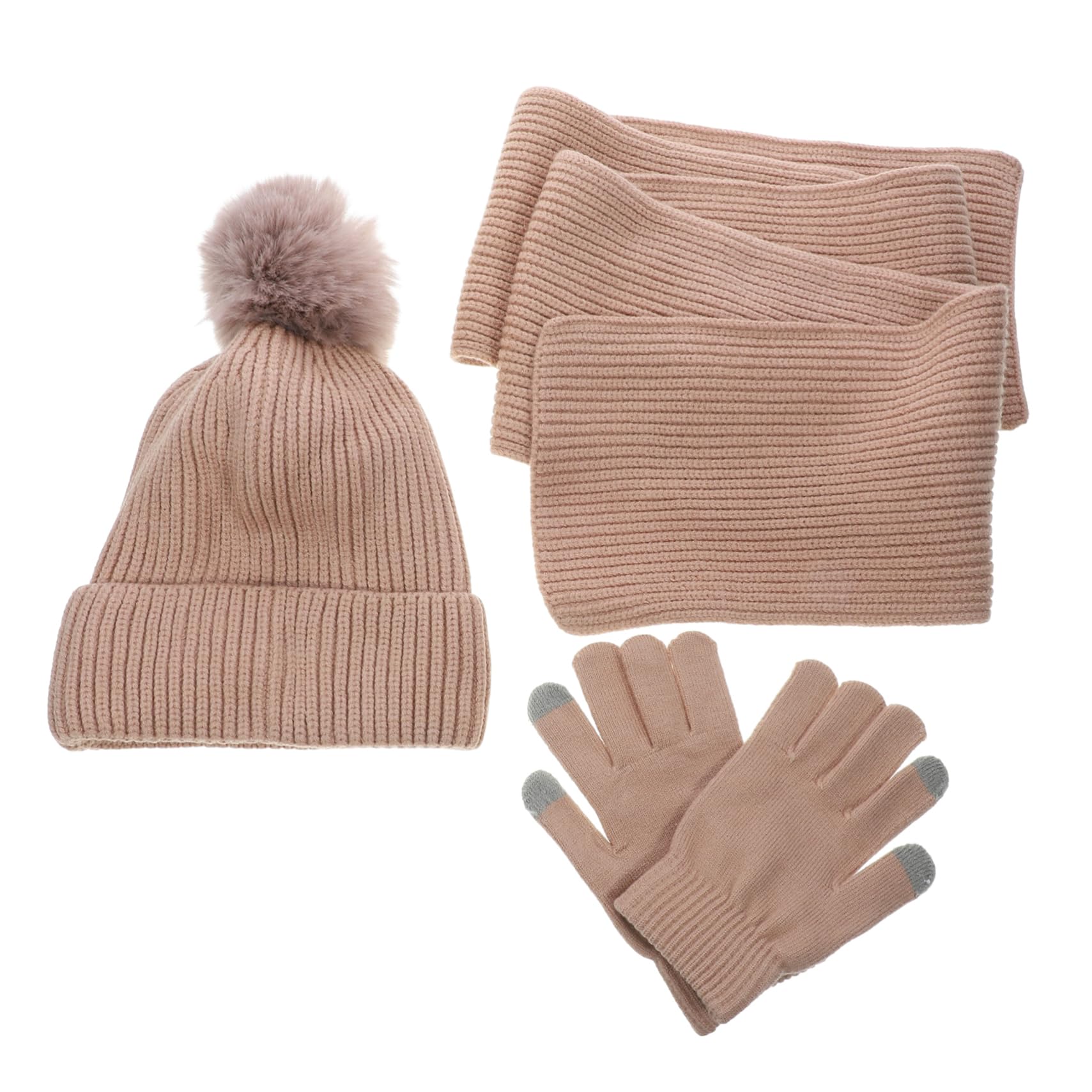 VALICLUD Set Sciarpa Cappello Guanti Da Equitazione Guanti Da Arrampicata Donna Cappelli Per Le Donne Pre Guanti Da Donna Copricapo Berretto Sciarpa Di Seta Per Le Donne Filato