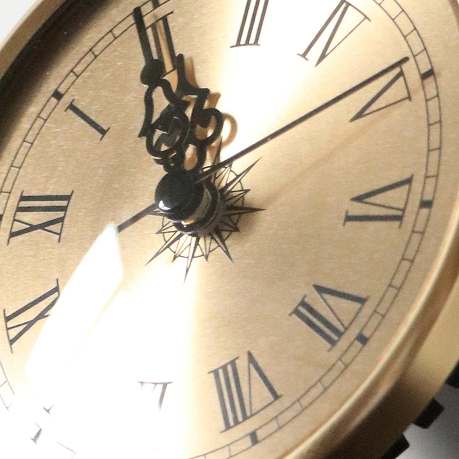 F Fityle Orologio al Quarzo Quarzo 4,25 "(108 Mm) L'impostazione del Numero Romano in Adatta al Foro da 3,39"