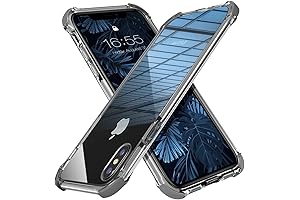 MATEPROX iPhone Xs Hybrid Case - Clear Tough Shockproof Bumper Protective Cover