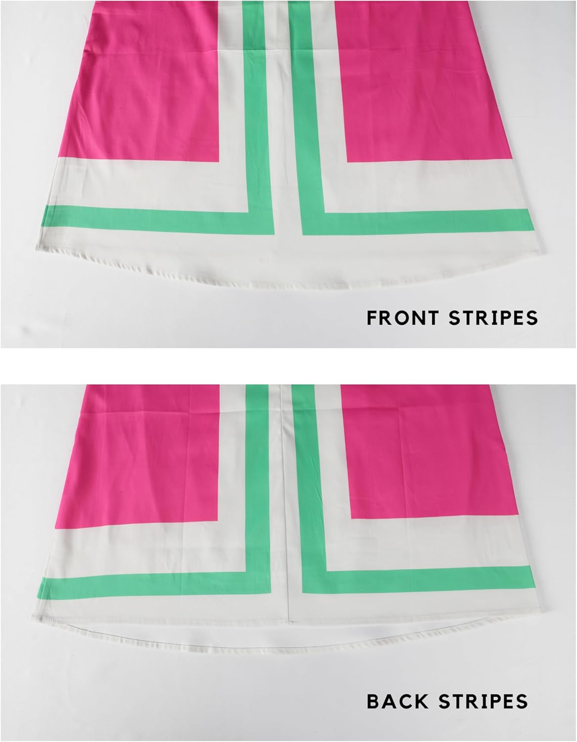 Fiona Jolin Women's Striped Mini Dress Boho Shoulder Strap Sundress Summer Cover Up Dress for Beach