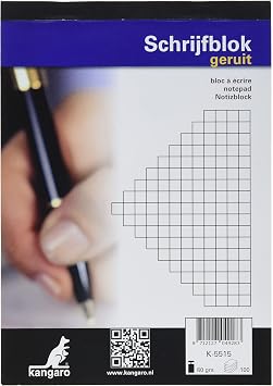Kangaro A5 Squared Notepad 5 mm 60 g/m² 100 Sheets