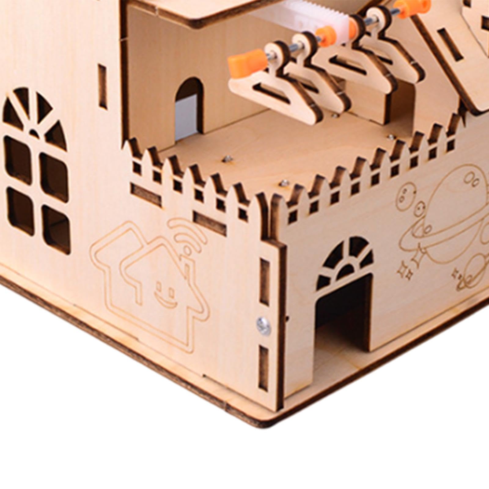 Kit Electrónico DIY para El Hogar con Tendedero Inteligente, Fácil de Ensamblar, Ideal como Material Didáctico para Niños Y Niñas en Edad Escolar a Pa