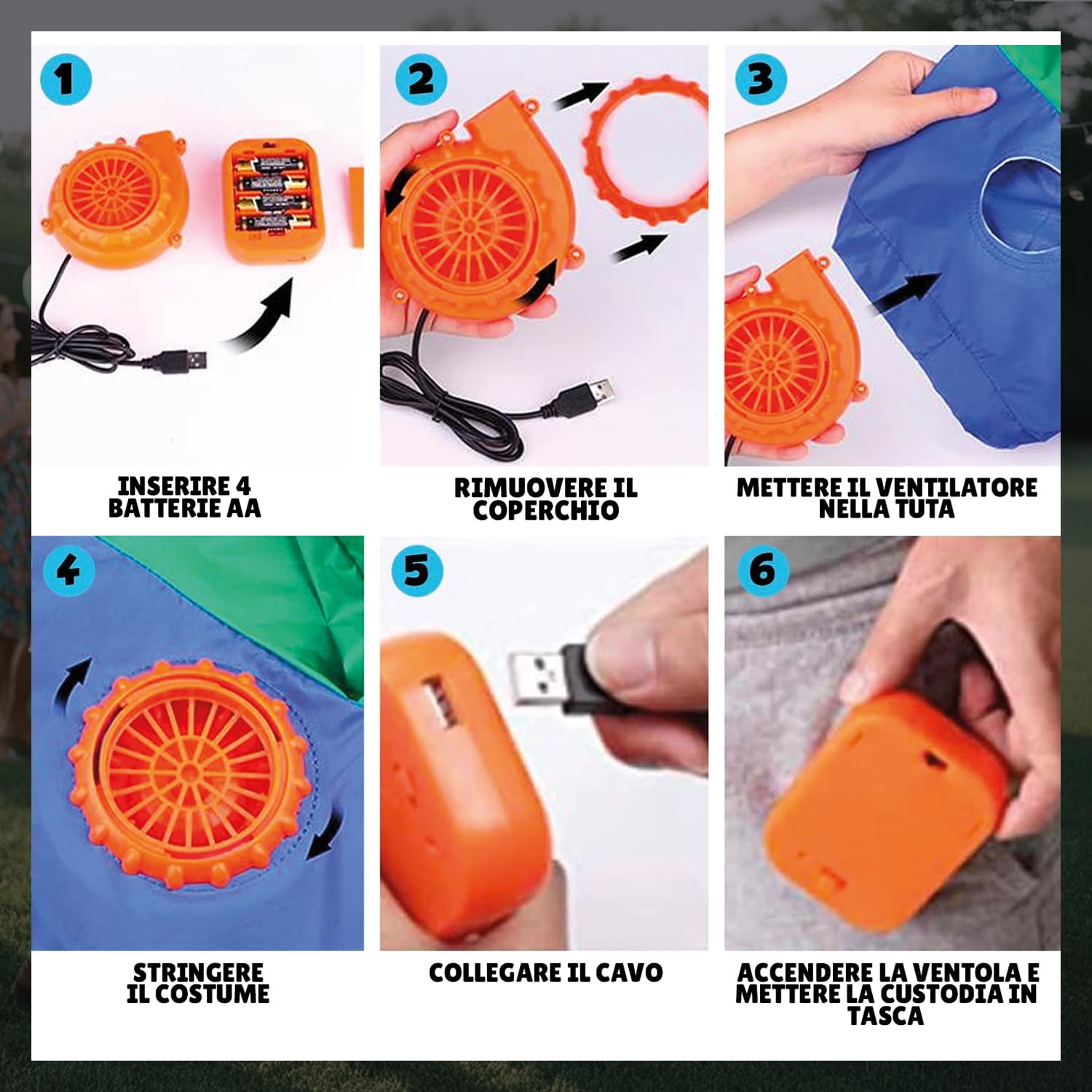 AirSuit® Costume da Toilette Gonfiabile | Costume Gonfiabile Divertente | Dimensione Adulta 160 a 190cm | Poliestere | Confortevole | Resistente | Sistema di gonfiaggio Incluso | OriginalCup®