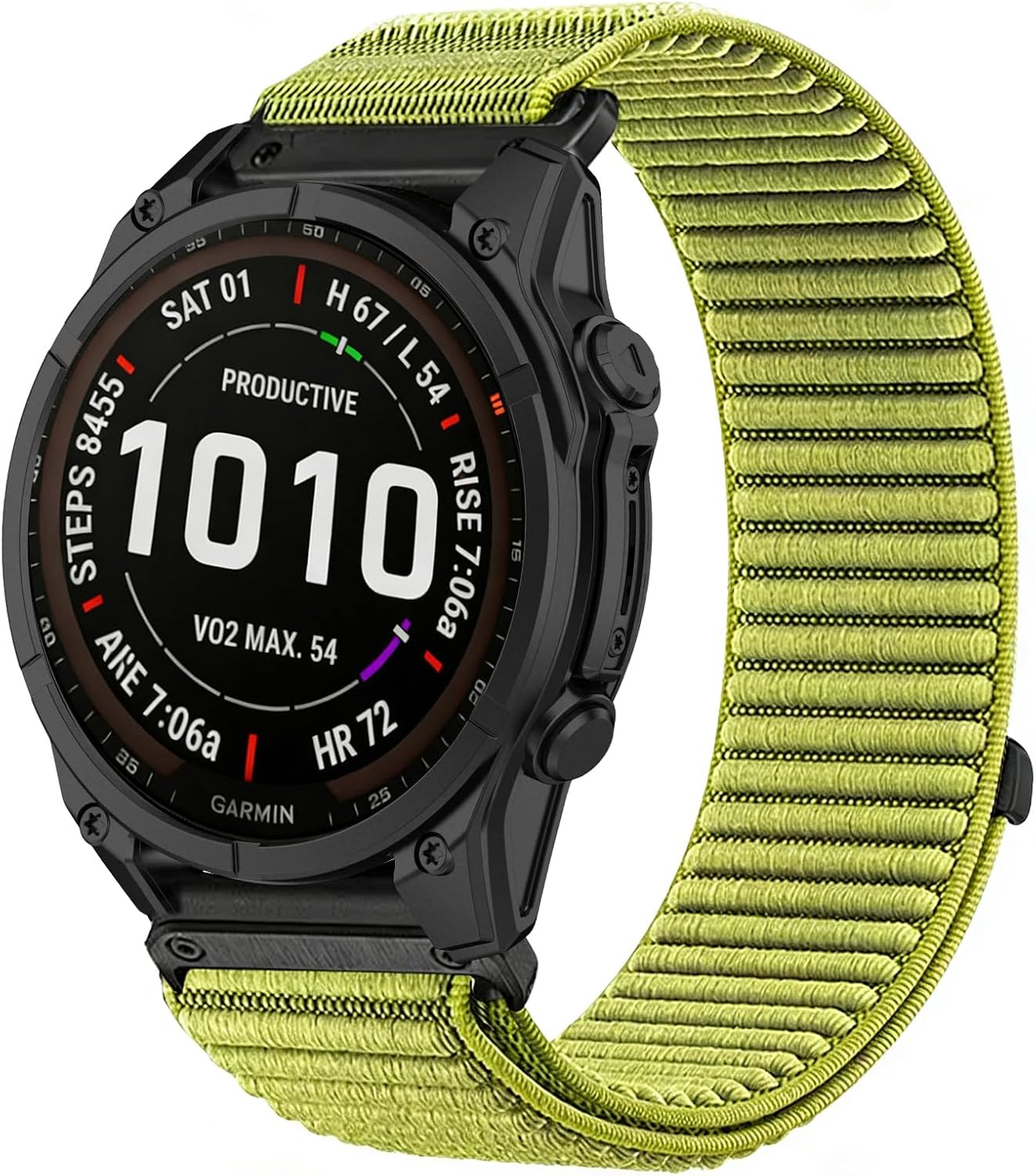 Harikiri 20mm 22mm 26mm Nylon Bands for Garmin Fenix 8/7/6/5/7S/7X/7s Pro/7 Pro/7X Pro/Fenix E Soft Elastic Adjustable Quick Release Elastic Nylon Straps Replacement Wristband for Men Women