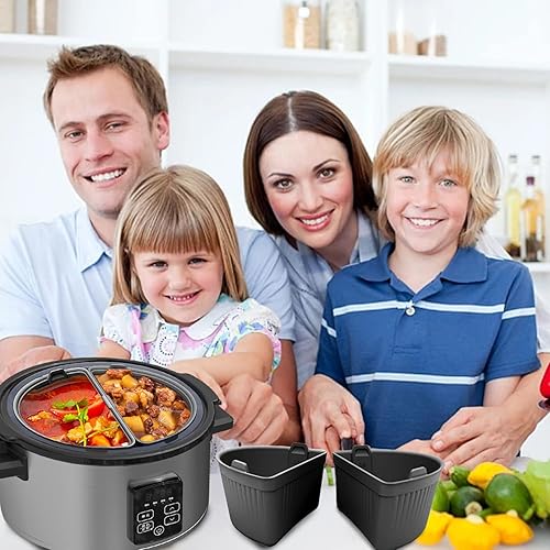 Miniatura 5 de Olla de cocción lenta, forros de silicona para olla de cocción lenta, forros de cocción lenta se ajustan a Crock-Pot de 6 cuartos de galón de