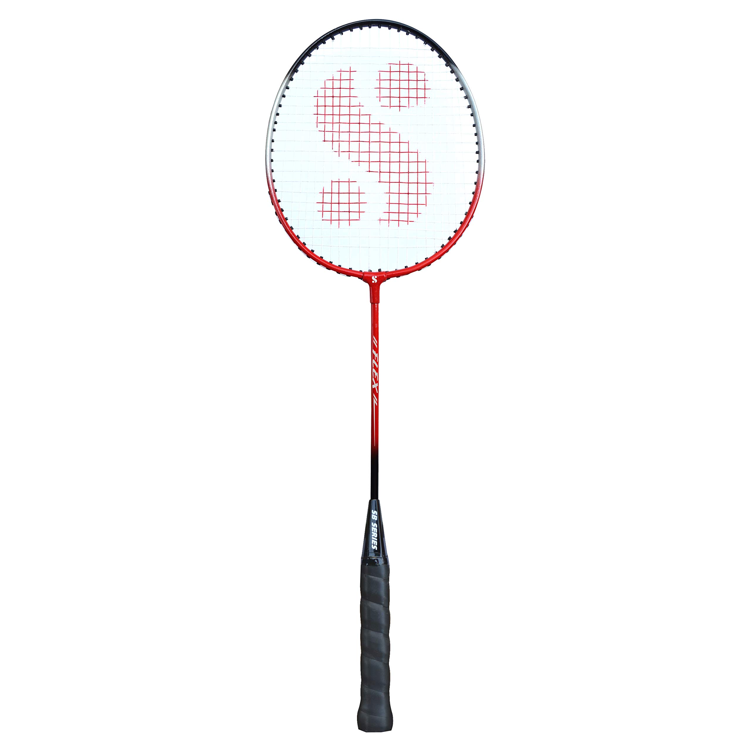 Silver's FLEX COMBO-5 ( 2 Badminton RACKETS + 2 Pcs Plastic SHUTTLE ) Multicolor