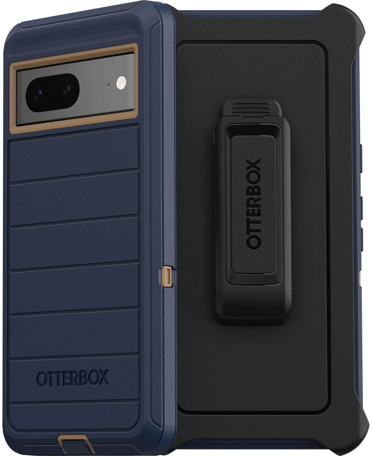 OtterBox Defender Series Rugged Case & Holster for Google Pixel 7 (ONLY - NOT Pro) Non-Retail Packaging - Blue Suede Shoes
