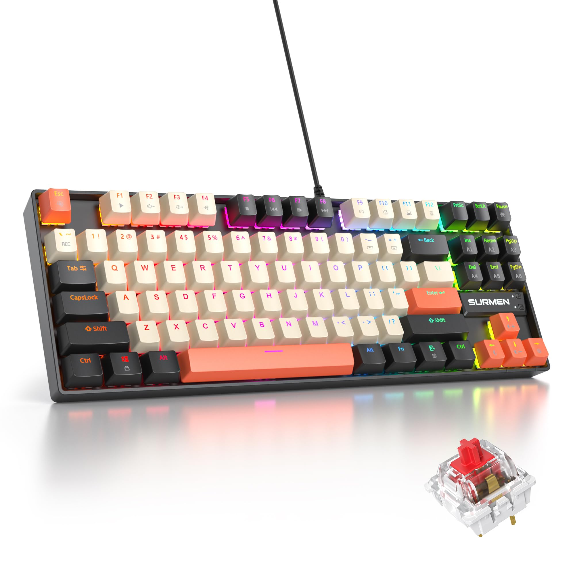 Clavier mécanique macro 15 touches pour éliminer les raccourcis complexes avec ses 3 boutons