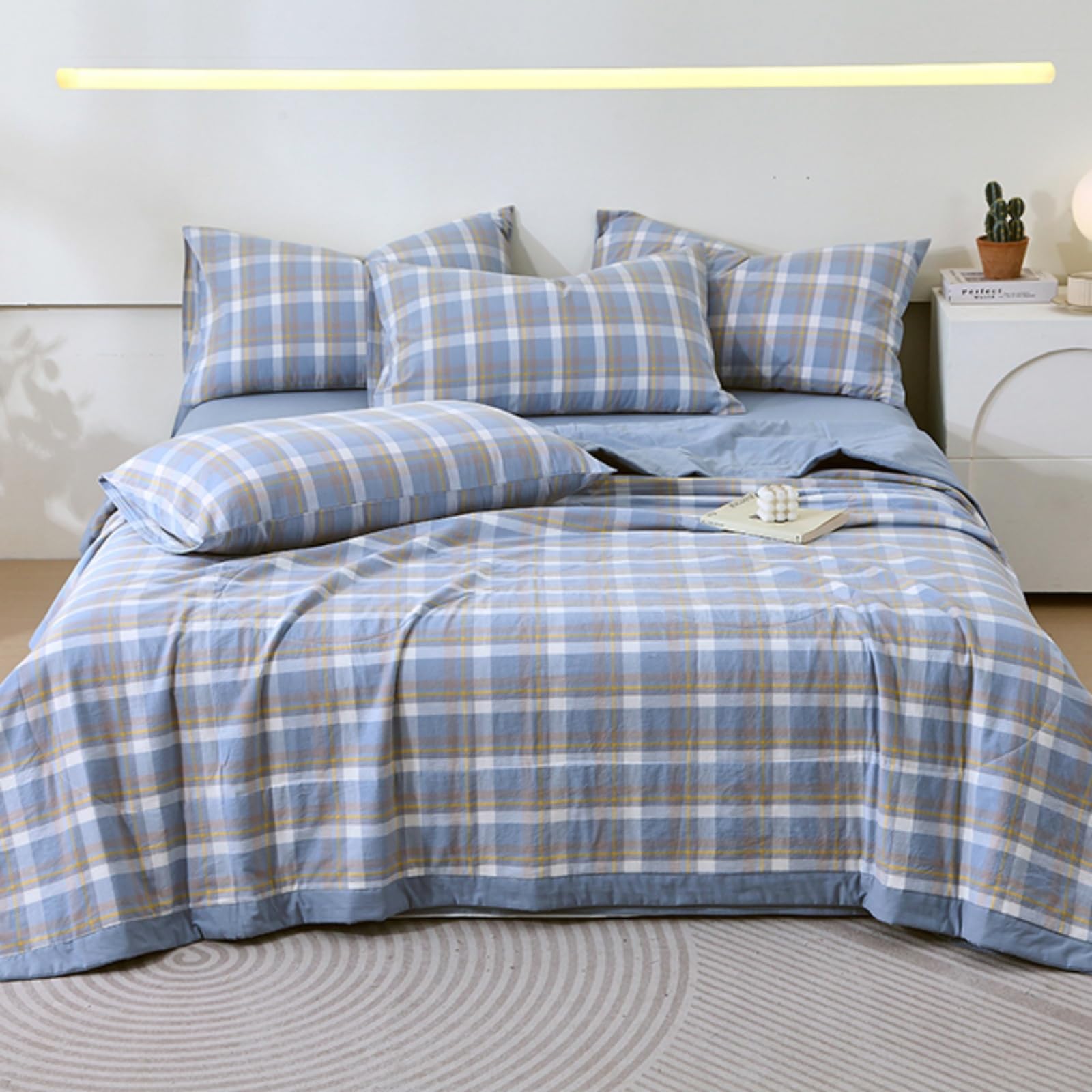 Odot Edredón Sin Funda 2.5 TOG Single A King (Estilo de Cuadros 9,180x200cm)