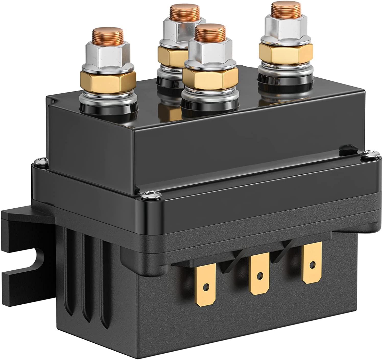 12V 500A Winch Solenoid Contactor Relay for 8000lbs-12000lbs ATV UTV 4WD 4x4 Winches Replacement ZJWAQH