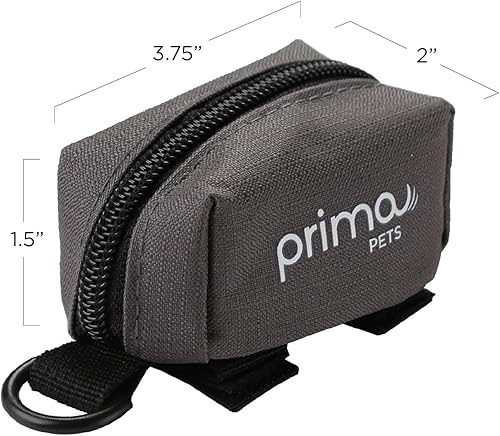 Miniatura 8 de Accesorio para correa para bolsas de excremento de perro, incluye 1 rollo de bolsas para excrementos, dispensador de bolsas de desechos, tela
