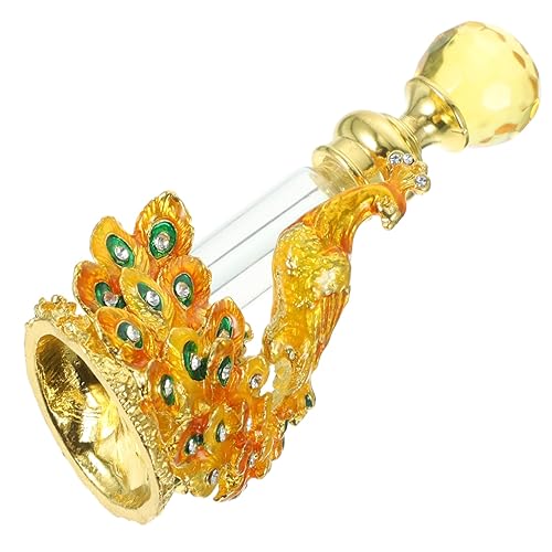 Perfume de viaje recargable vacío del bulbo de la botella del perfume de la vendimia para el almacenamiento del aceite esencial