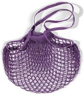 The French Filt Le Fillet Regular Shoulder Carrying Cotton Net Shopping Bag â€“ Filt Medium Bag in Violet