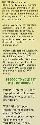 Vista 2 de Dr. Goodpet Sin arañazos: tratamiento totalmente natural para problemas de piel, puntos calientes e irritación