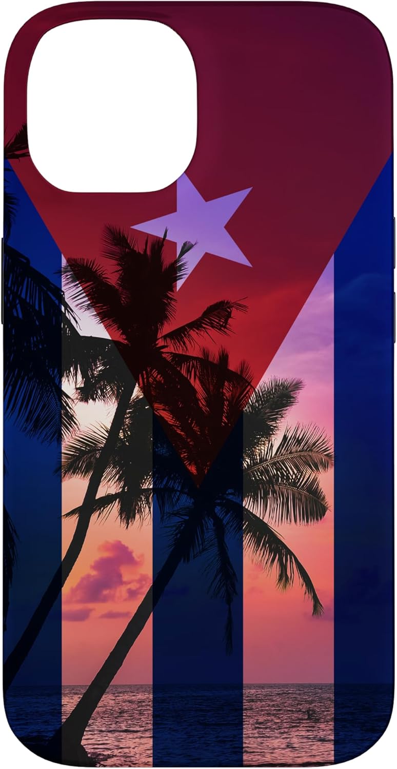 Tropical Ocean Vibes Cuba Flag - Cuban Pride Case for iPhone 14