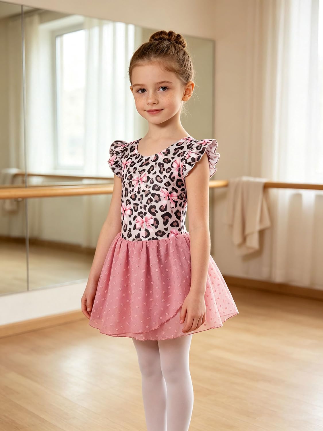 Funnycokid Dance Leotard for Girls Ballet Leotards Ballerina Outfit