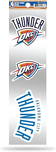 Miniatura 18 de Rico Industries NBA Basketball 3-Piece Retro Spirit Decals Retro Decal Set