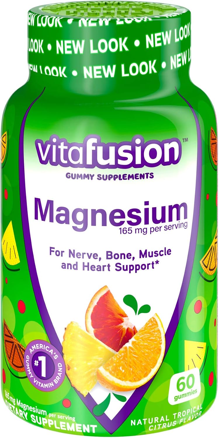 Vitafusion Magnesium Gummy Supplement, 60ct