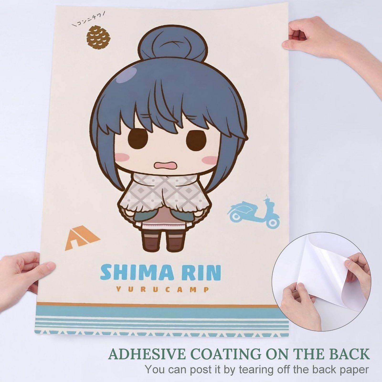Amazon.co.jp: ゆるキャン 志摩リン ポスター 絵画 インテリア 壁紙用