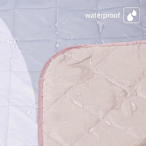 Miniatura 4 de Exclusivo Mezcla Manta de picnic impermeable de 60 x 80 pulgadas, manta de camping moderna a prueba de arena de poliéster floral multicolor grande