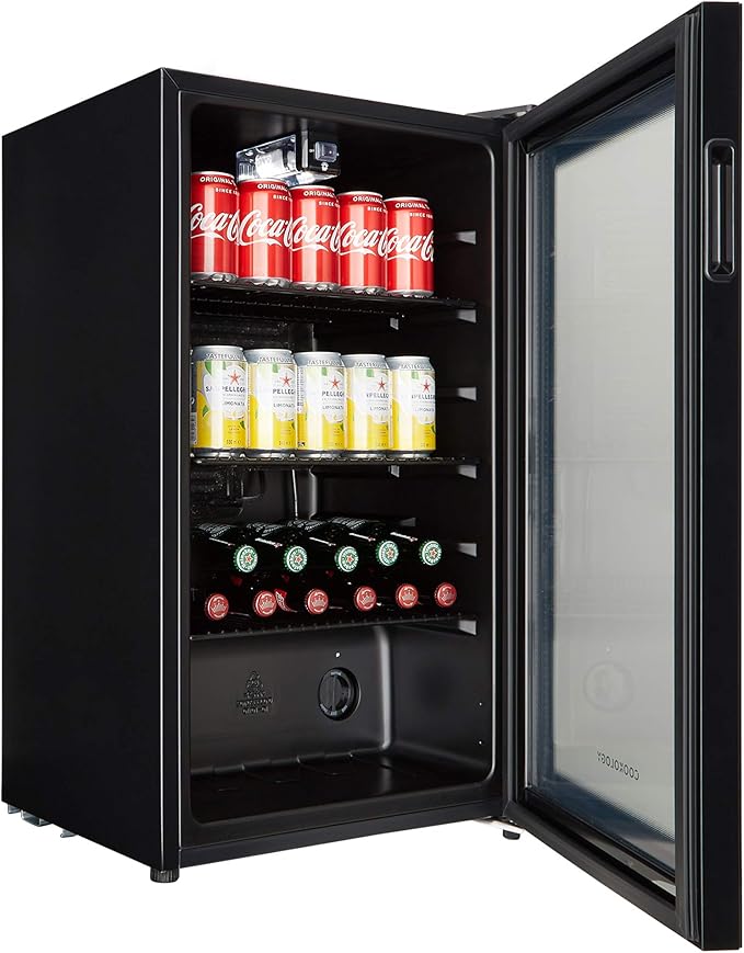 Cookology BC96BK UnderCounter Fridge, 93 Litre Beer, Wine and Drinks