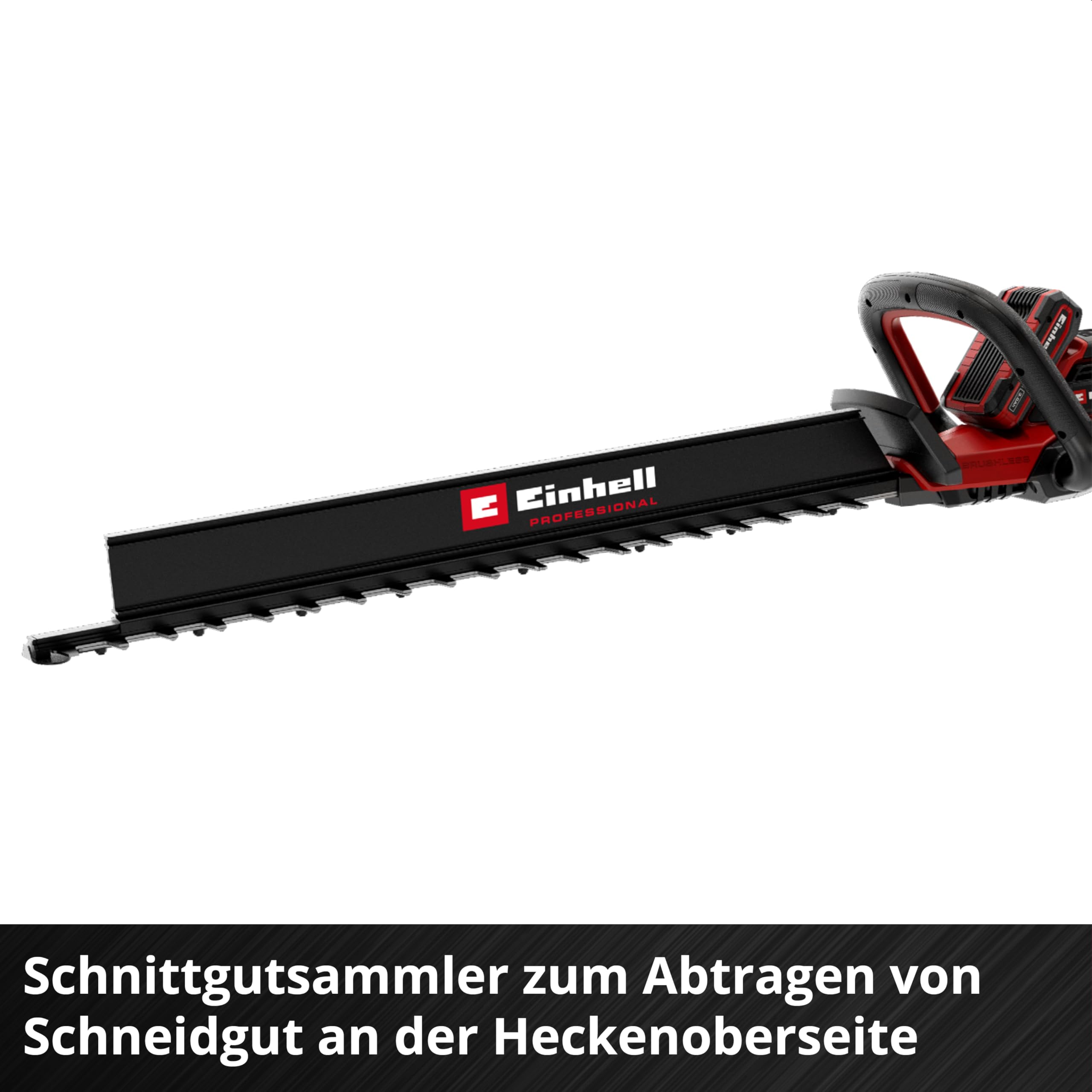 Einhell Professional Akku-Heckenschere GP-CH 36/65 Li BL-Solo Power X-Change (36 V, 65 cm Schnittlänge, 30 mm Zahnabstand, Brushless, Anti-Blockier-System, ohne Akku)