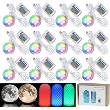 12-Pack IR RGB LED Lamp Kit 001 for Bambu Lab 3D Printed Light kit